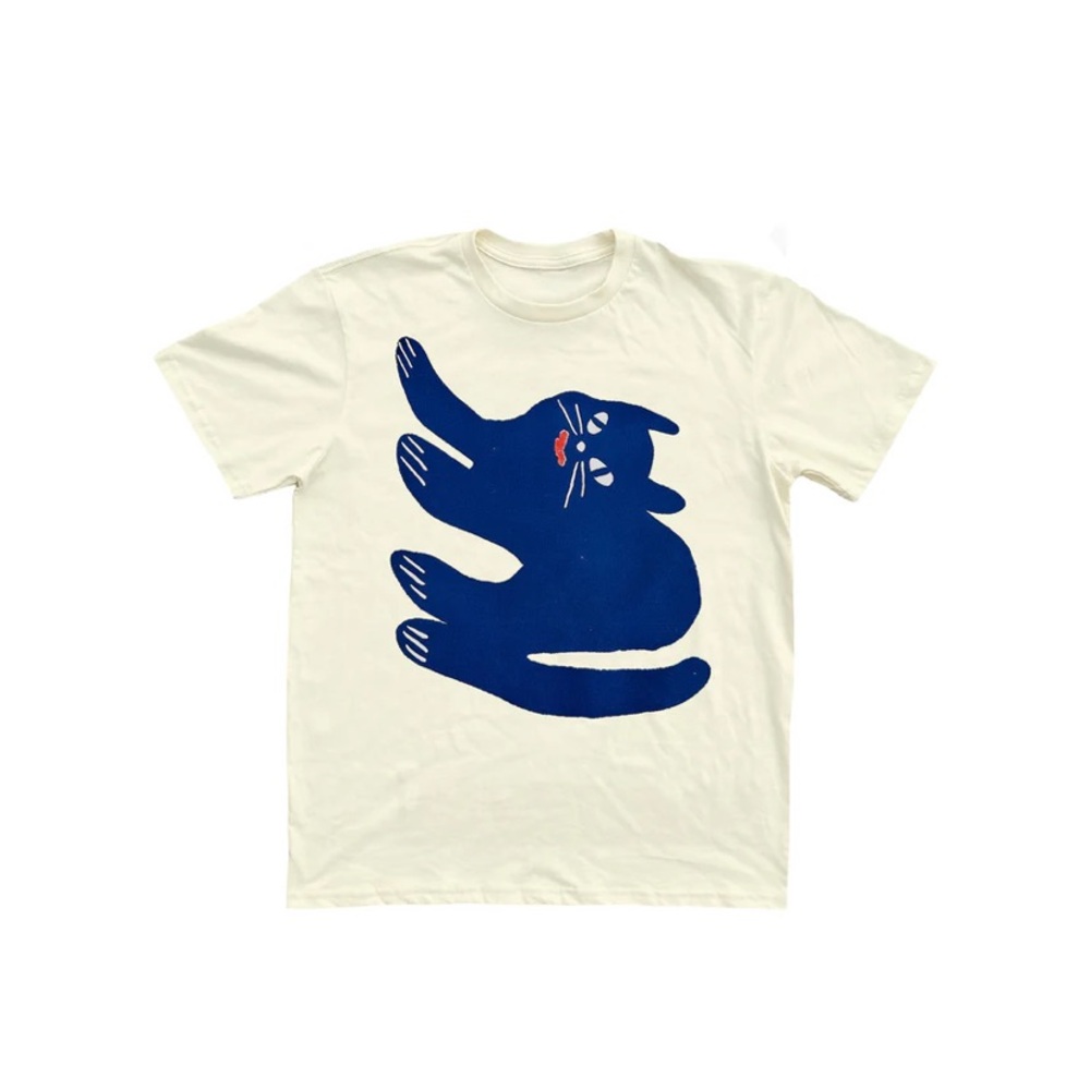 Yarrow Goods Odin the Cat tee in cream